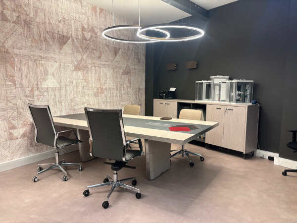 Maati Design showroom on St. John Street, London