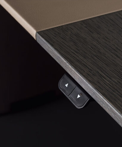 Elvira - Wood Veneer Height Adjustable Executive Desk with Optional Credenza Unit & Storage Unit 08 img