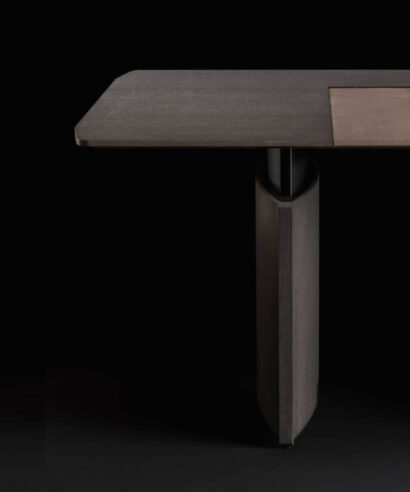 Elvira - Wood Veneer Height Adjustable Executive Desk with Optional Credenza Unit & Storage Unit 10 img