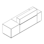 L2800 x D800 x H1250