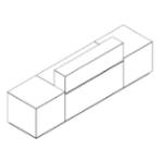 L3200 x D800 x H1250