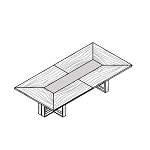 Medium Rectangular Shaped Table (12 Persons)