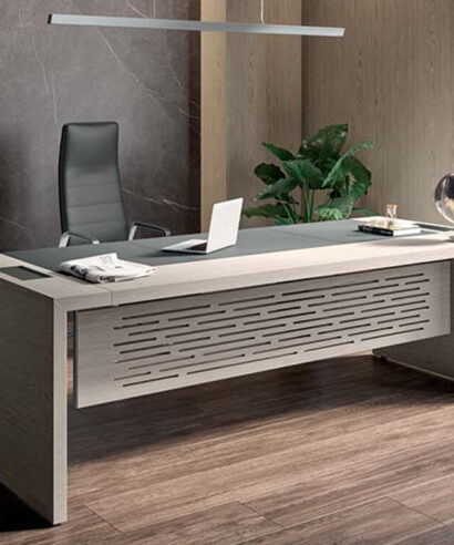 Easton – Wood Veneer Executive Desk with Optional Return and Leather Insert 02 Img