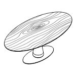 Oval Shaped Table (6 Persons)