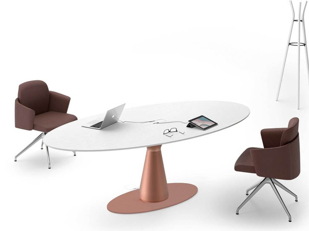 Myra 1 - Round and Oval Shaped Meeting Table Main Image