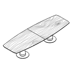 Medium Barrel Shaped Table (12 Persons)