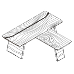 Desk with Front Return Unit