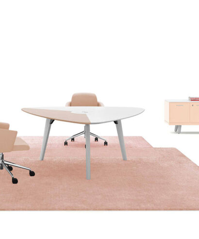 Reine 6 – Barrel and Rounded Corner Shape Meeting Table 02