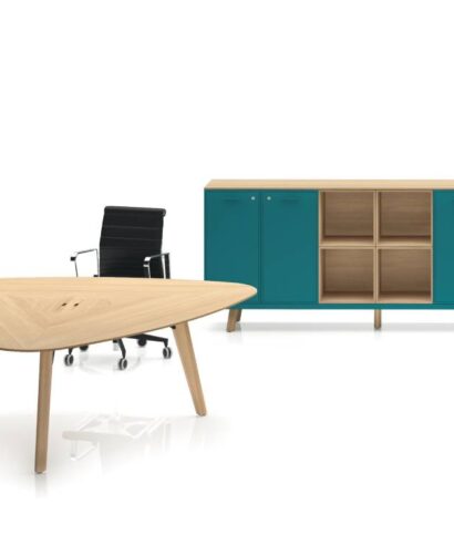 Reine 6 – Barrel and Rounded Corner Shape Meeting Table 03