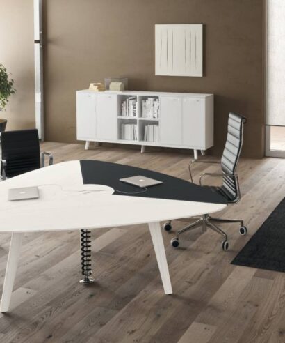 Reine 6 – Barrel and Rounded Corner Shape Meeting Table 04