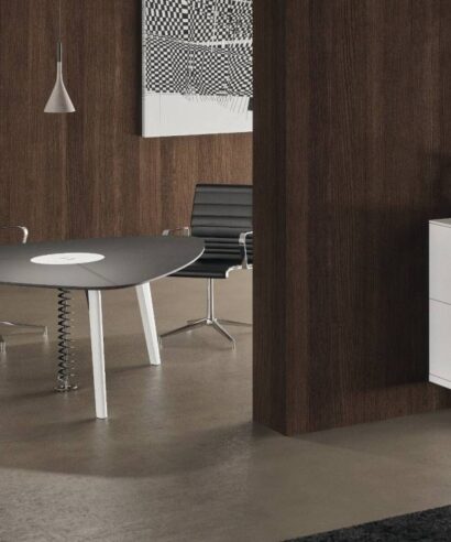 Reine 6 – Barrel and Rounded Corner Shape Meeting Table 05