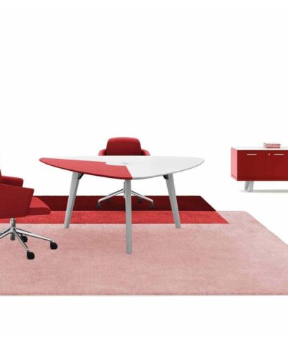 Reine 6 – Barrel and Rounded Corner Shape Meeting Table 07