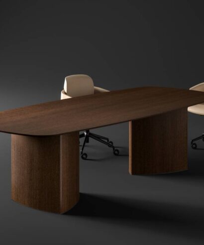 Tracy 2 - Barrel Shaped Meeting Table
