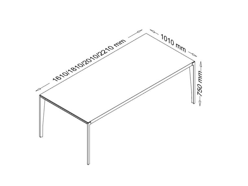 Xandy – Sleek Executive Desk Size img