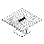 Square Shaped Table (4 Persons)