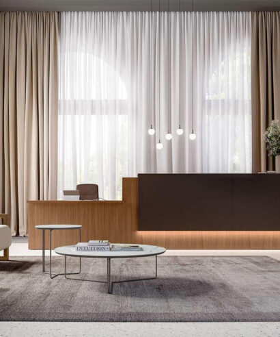 Zack 2 – Reception Desk with DDA Approved Wheelchair Access