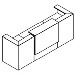 L2850 x D880 x H1165