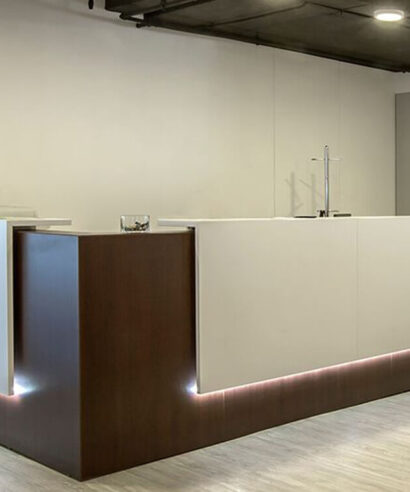 Zack 7 - L Shaped Reception Desk with Overhang Panel 01 img