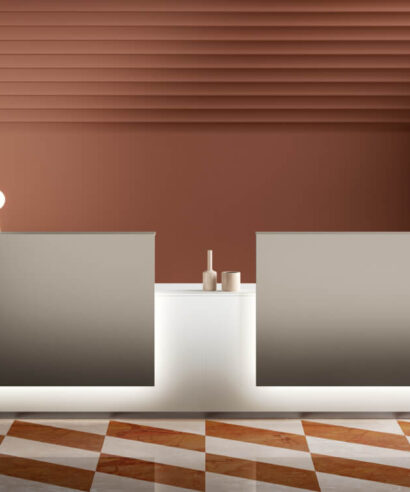 Lenny 1- Reception Desk with Printed Glass Overhang Panel 01 img