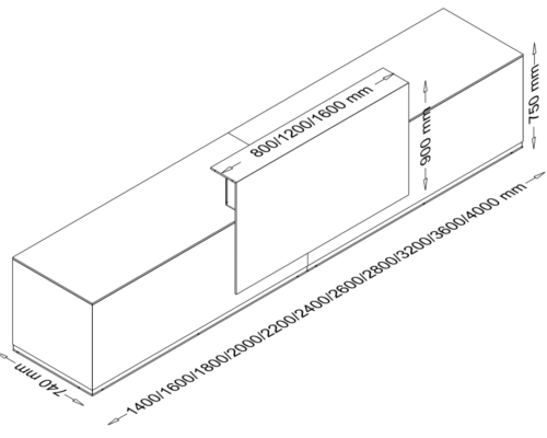 Lenny 1- Reception Desk with Printed Glass Overhang Panel Size img Lenny 1- Reception Desk with Printed Glass Overhang Panel Size img