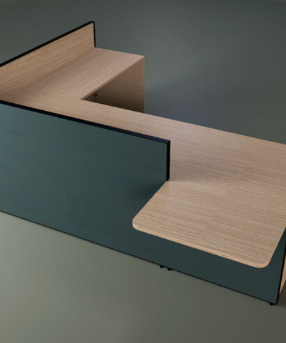 Oriaa 2 - Lacquered Reception Desk with Return and DDA Access Unit-11- Img