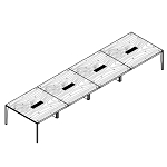 Extra Large Rectangular Shaped Table (16 Persons)
