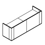 Medium Desk with Terminal Sides