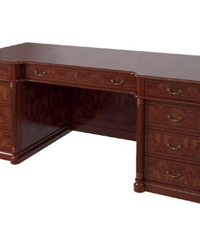 Allyson – Classic Executive Desk with Optional Return and Credenza Unit 05 Img