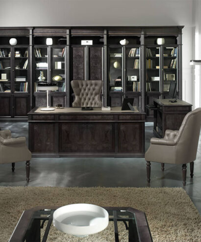 Allyson – Classic Executive Desk with Optional Return and Credenza Unit 09 Img