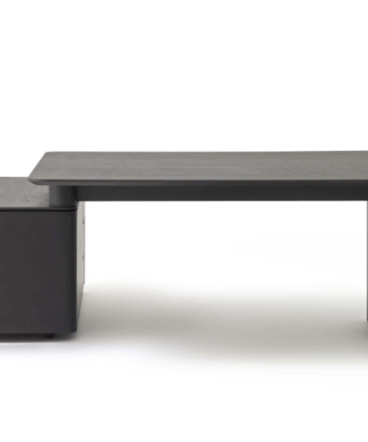 Bevis – Executive Desk with Credenza Unit and Optional Modesty Panel & Pedestal 06 Img