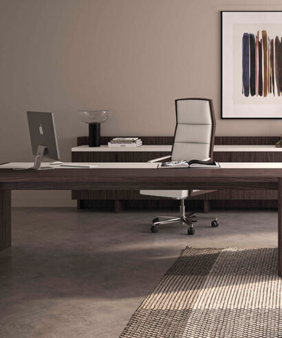 Franca – Classic Executive Desk with Optional Return and Credenza Unit 01 img