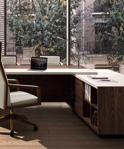 Franca – Classic Executive Desk with Optional Return and Credenza Unit 02 img