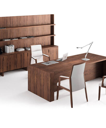 Franca – Classic Executive Desk with Optional Return and Credenza Unit 03 img