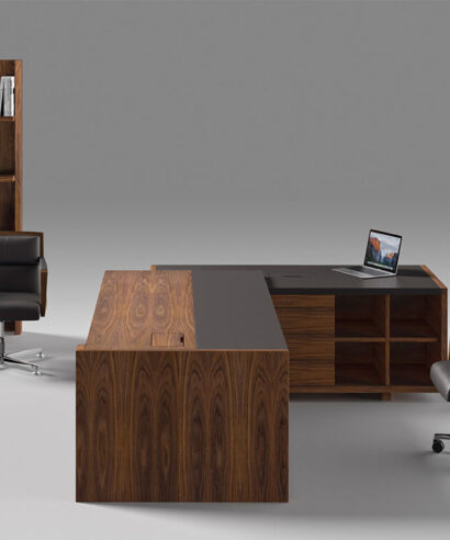 Franca – Classic Executive Desk with Optional Return and Credenza Unit 04 img