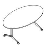Oval Shaped Table