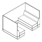 Square Open Pod (L2200 x D1470 x H1360 mm)