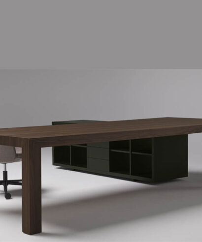 Talon – Modern Executive Desk with Credenza Unit and Optional Modesty Panel 06 img