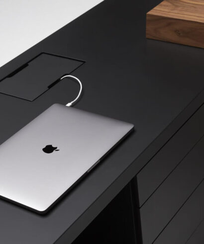 Talon – Modern Executive Desk with Credenza Unit and Optional Modesty Panel 08 img