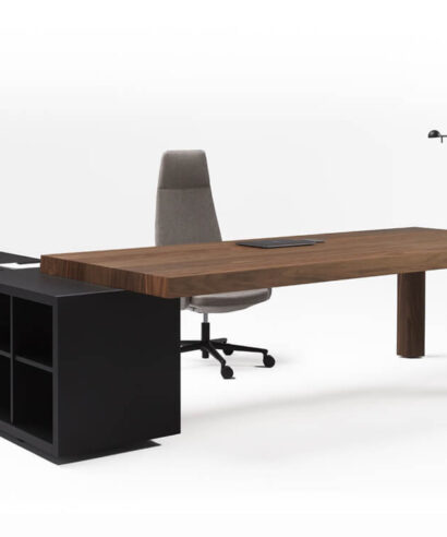 Talon – Modern Executive Desk with Credenza Unit and Optional Modesty Panel 10 img