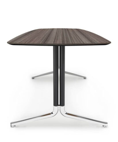 Tommy - Rectangular, Oval, Barrel & D End Shape Meeting Table with T Leg