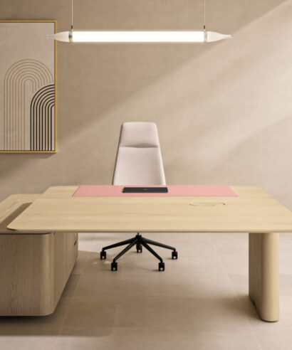 Bevis 2 – Square Shape Meeting Table with Credenza Unit