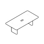 Small Rectangular Shape Table(10 and 12 Persons)