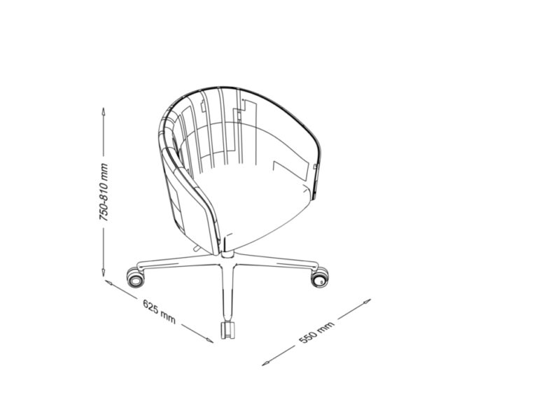 Catalina - Classic Multipurpose Chair With Aluminum Base size img