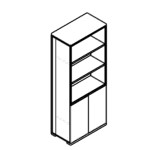 L930 x D500 x H2255 (With Low Doors and Decorations)