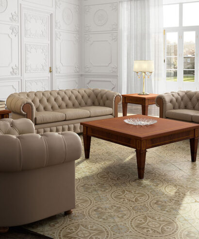 Esteban - Classic One, Two And Three Seater Tufted Upholstery Sofa 03 img