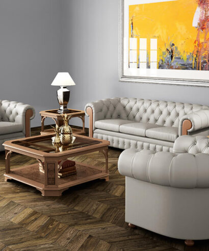 Esteban - Classic One, Two And Three Seater Tufted Upholstery Sofa 04 img