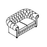 L1600 x D850 x H750 (Two Seater)