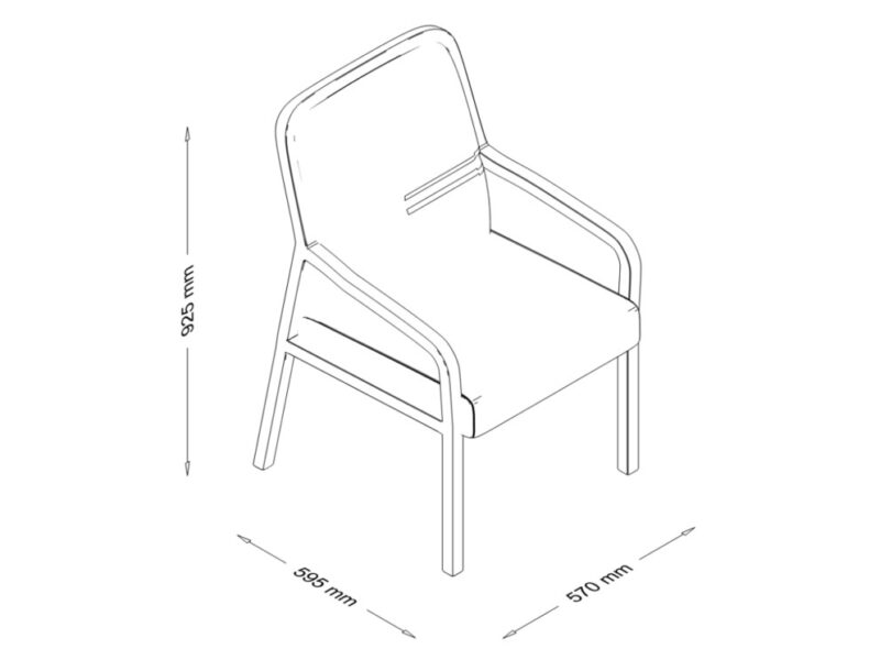 Ingrid 2 - Classic Multi-purpose Chair With Wood Finish Frame Dimensins Img Ingrid 2 - Classic Multi-purpose Chair With Wood Finish Frame Dimensins Img