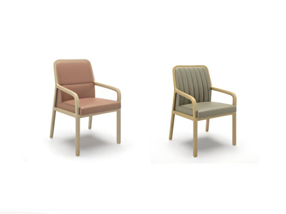 Ingrid 2 - Classic Multi-purpose Chair With Wood Finish Frame Main Img