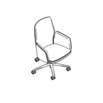 L630 x D575 x H820-920 (Wooden Shell Low Back)